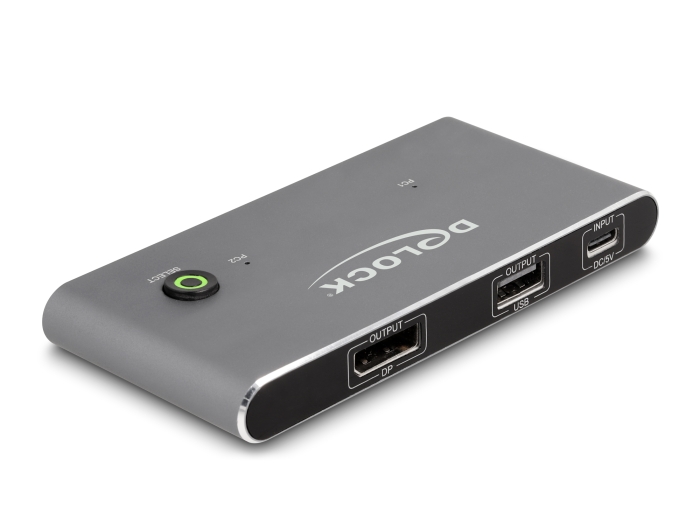 Delock USB-C™ KVM Switch zu DisplayPort 8K 30 Hz mit USB 2.0 #2 