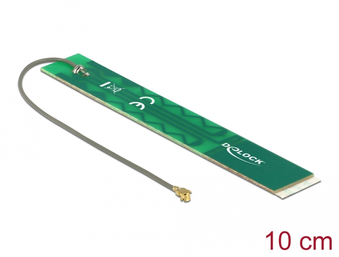 Delock LTE Antenne I-PEX Inc., MHF® I Stecker 2 - 3 dBi 1.13 10 cm PCB intern Klebemontage #1 