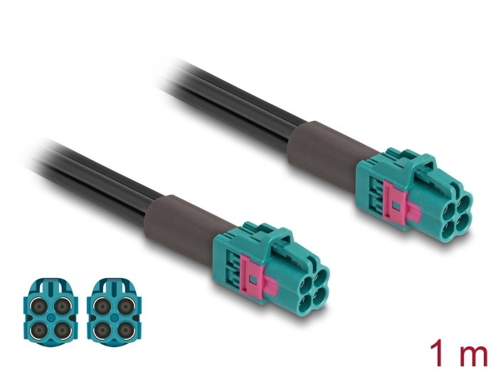 Delock Kabel Mini FAKRA Z Buchse quad zu Mini FAKRA Z Buchse quad A-Typ Premium #1 