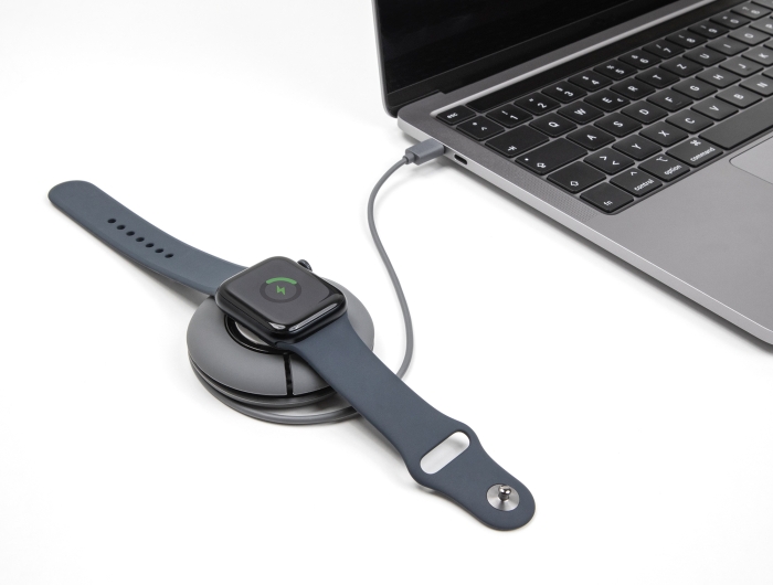 Delock USB Type-C™ Aufrollladekabel für Apple Watch 1 m grau magnetisch #3 