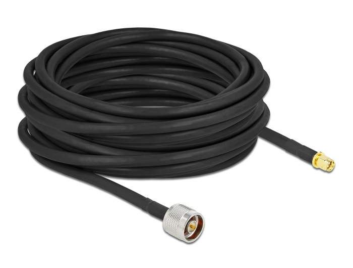 Delock Antennenkabel N Stecker zu SMA Stecker LMR/CFD300 10 m low loss #2 