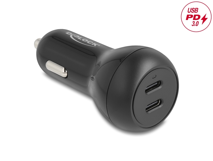 Delock Kfz Ladeadapter 2 x USB Type-C™ PD 3.0 mit 40 W #3 