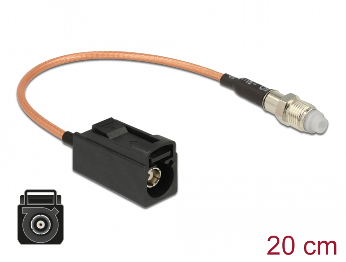 Delock Antennenkabel FAKRA A Buchse > FME Buchse RG-316 20 cm #1 
