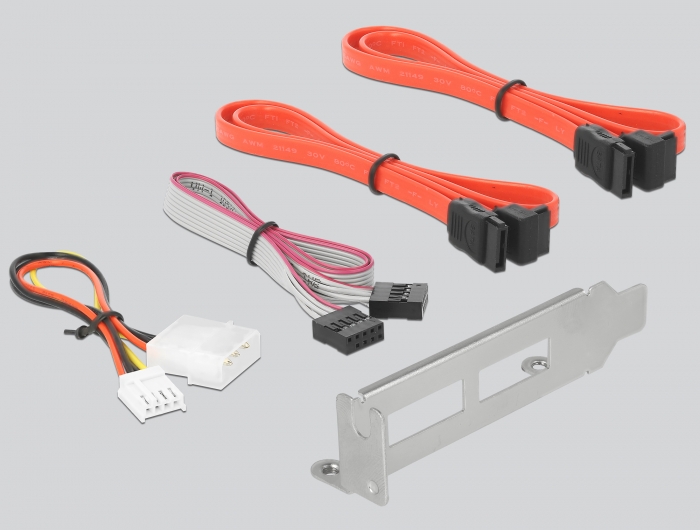 Delock Slotblech 2 x eSATApd 5 V / 12 V #3 