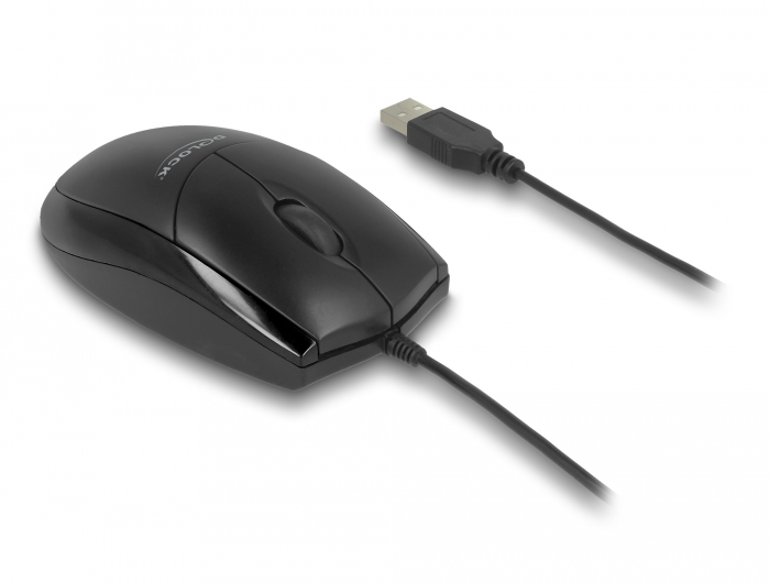Delock Optische USB Desktop Maus – Lautlos #2 