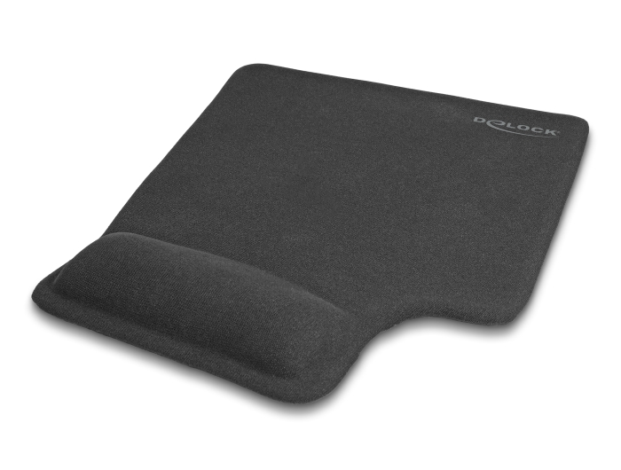 Delock Ergonomisches Mauspad mit Gel Handballenauflage Linkshänder schwarz #1 