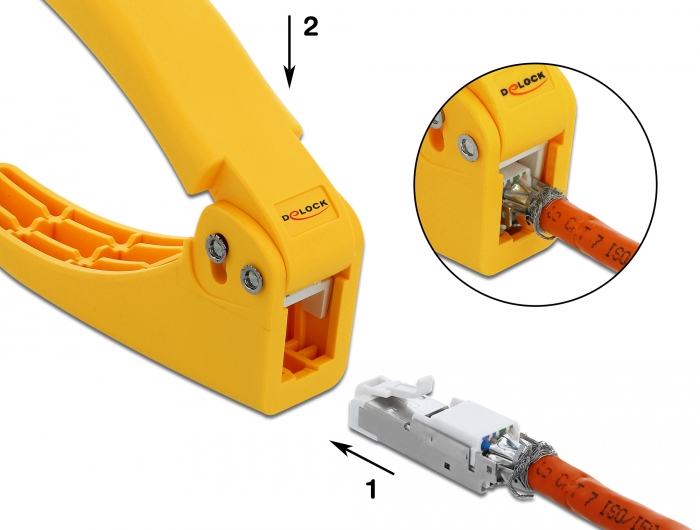 Netzwerk Parallelzange für Delock feldkonfektionierbare Stecker #3 