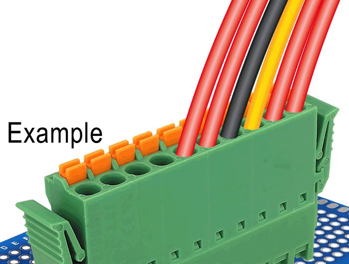 Delock Terminalblock Set für Platine 4 Pin 3,81 mm Rastermaß vertikal #7 