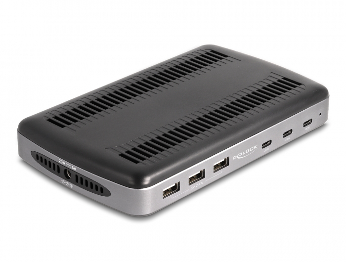 Delock USB Ladestation mit 3 x USB Type-C™ PD + 3 x USB Typ-A (112 W) #5 