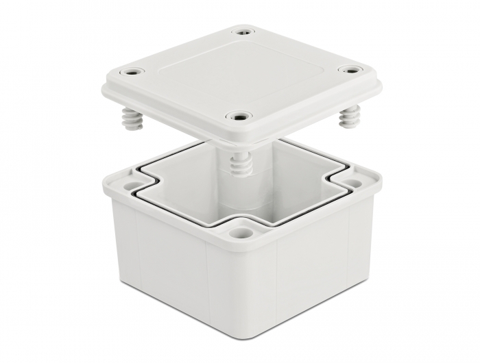 Delock Installationsgehäuse IP65 wasserdicht 96 x 96 x 60 mm grau #2 