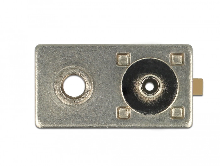 Delock FAKRA I Stecker Federpin zum Crimpen 1 vorgestanztes Loch #2 