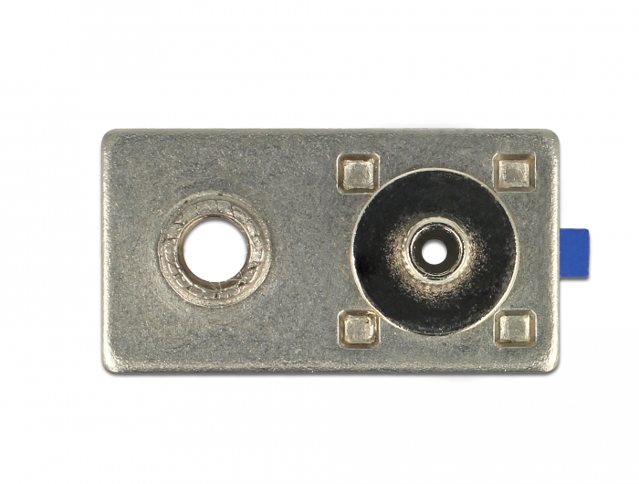 Delock FAKRA C Stecker Federpin zum Crimpen 1 vorgestanztes Loch #2 