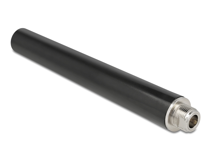 Delock Dualband WLAN WiFi 6 Antenne N Buchse 4 - 6 dBi 16,55 cm omnidirektional starr outdoor schwarz #7 