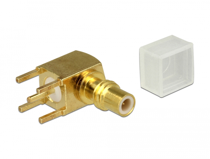 Delock Adapter SMC Buchse 90° gewinkelt PCB #1 