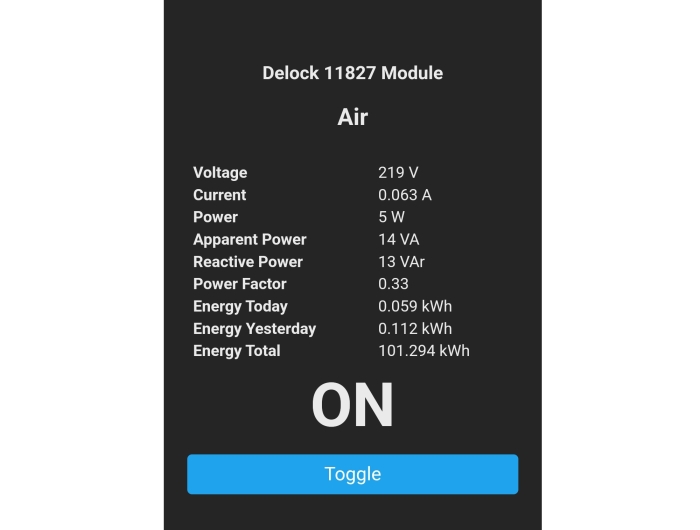 Delock WLAN Steckdosen Schalter MQTT mit Energieüberwachung #5 