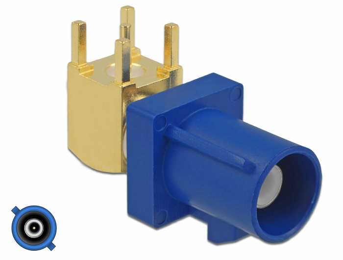 Delock FAKRA C Stecker 90° PCB #1 