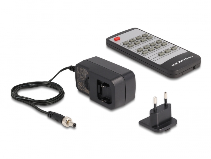 Delock HDMI Matrix Switch 4 x HDMI in zu 2 x HDMI out 4K 60 Hz mit Audio Extraktor #2 