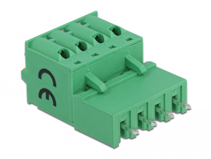 Delock Terminalblock Set für Platine 4 Pin 5,08 mm Rastermaß vertikal #2 