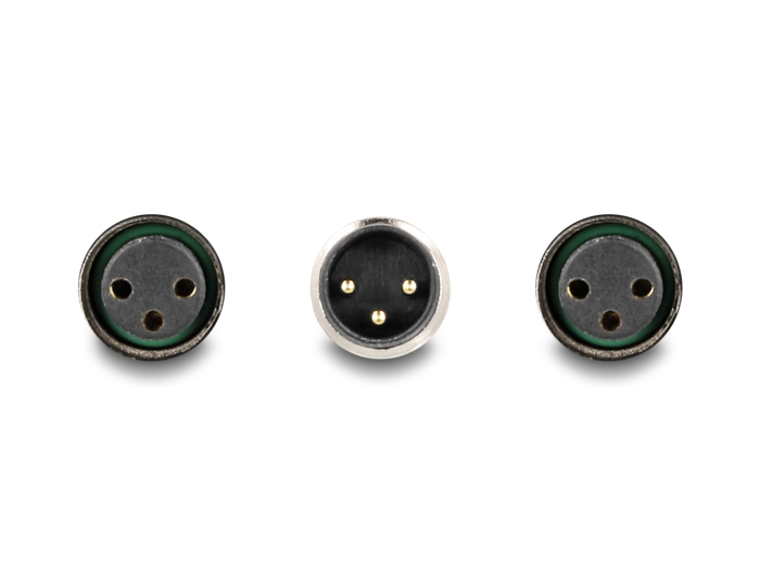 Delock M8 T-Splitter A-kodiert 3 Pin 1 x Stecker zu 2 x Buchse Parallelschaltung #3 