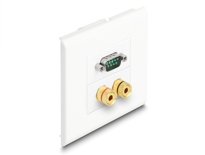 Delock Easy 45 Modulträger für Geräteeinbaukanal 85 x 80 mm #6 