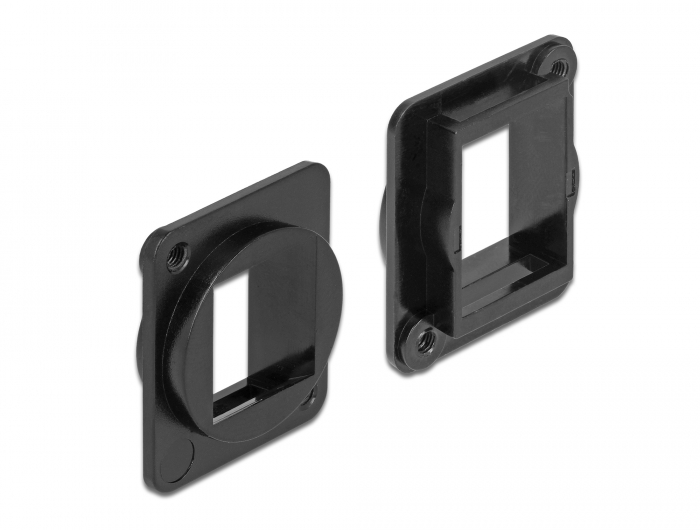 Delock Keystone Halterung 1 Port für D-Typ #1 