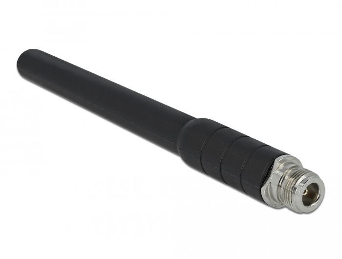 Delock GSM, UMTS Antenne N Buchse 2 dBi 17,8 cm omnidirektional starr mit flexiblem Materialien outdoor schwarz #2 
