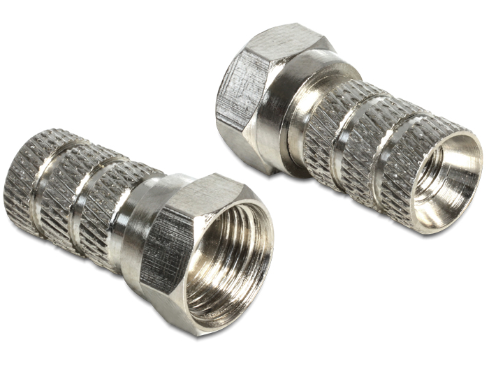 Delock F Stecker für Kabel mit 5,0 - 5,2 mm Durchmesser #1 