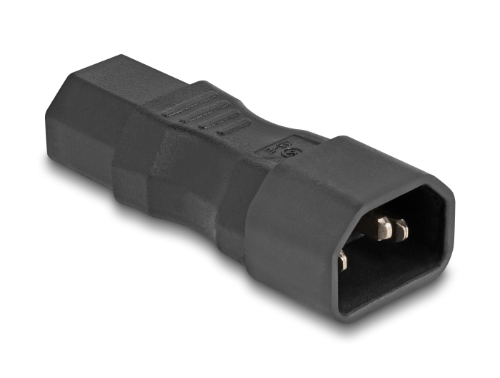 Delock Netzadapter IEC 60320 - C14 auf C13, Stecker / Buchse, 10 A, gerade #1 