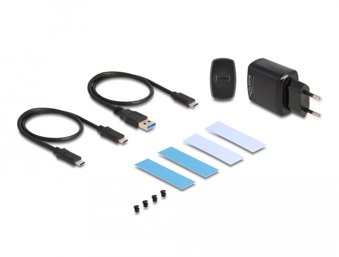Delock Externes Gehäuse USB 20 Gbps für 2 x M.2 NVMe PCIe SSD mit USB Type-C™ Buchse und RAID - werkzeugfrei #3 
