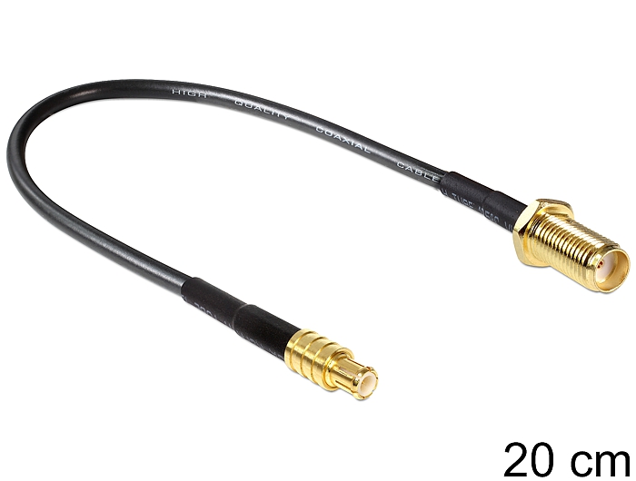 Delock Antennenkabel SMA-Buchse zum Einbau > MCX-Stecker 20cm #5 
