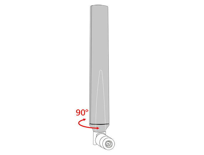 Delock WLAN 802.11 ac/a/h/b/g/n Antenne RP-SMA Stecker 5 - 7 dBi omnidirektional drehbar mit Kippgelenk schwarz #7 