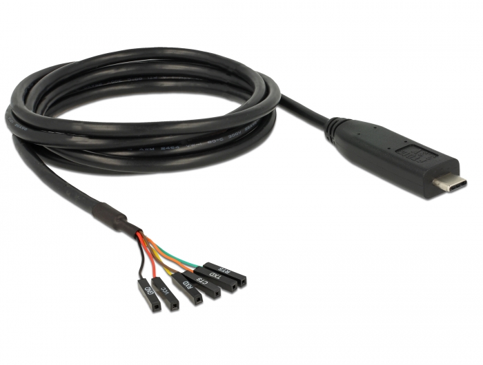 Delock Konverter USB Type-C™ 2.0 Stecker zu LVTTL 3,3 V 6 Pin Pfostenbuchse einzeln 2,0 m #2 