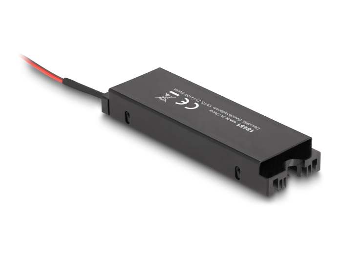 Delock Kühlkörper mit Lüfter für M.2 SSD 2280 schwarz #3 