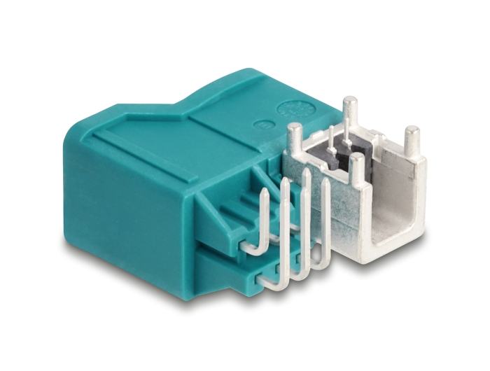Delock HDMTD single + Powerpin Stecker gewinkelt für PCB #2 