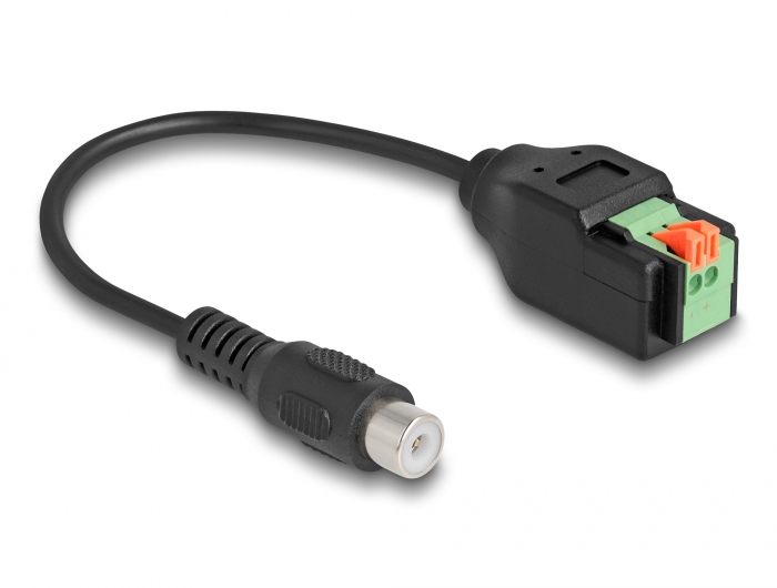 Delock Kabel Cinch Buchse zu Terminalblock Adapter mit Drucktaster 15 cm #2 