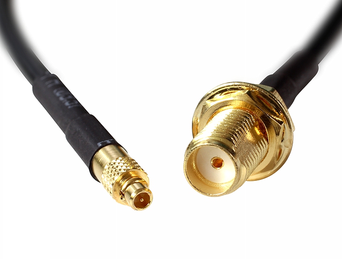 Delock Antennenkabel SMA Buchse zum Einbau zu MMCX Stecker 200 mm #4 