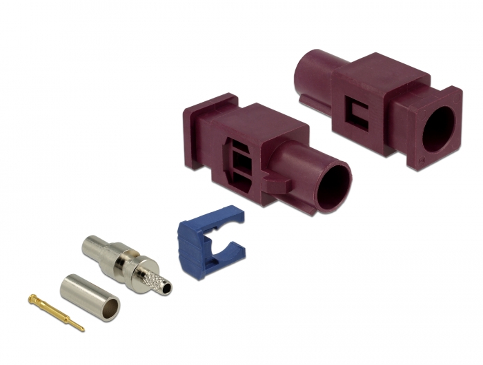 Delock FAKRA D Stecker Federpin zum Crimpen #1 