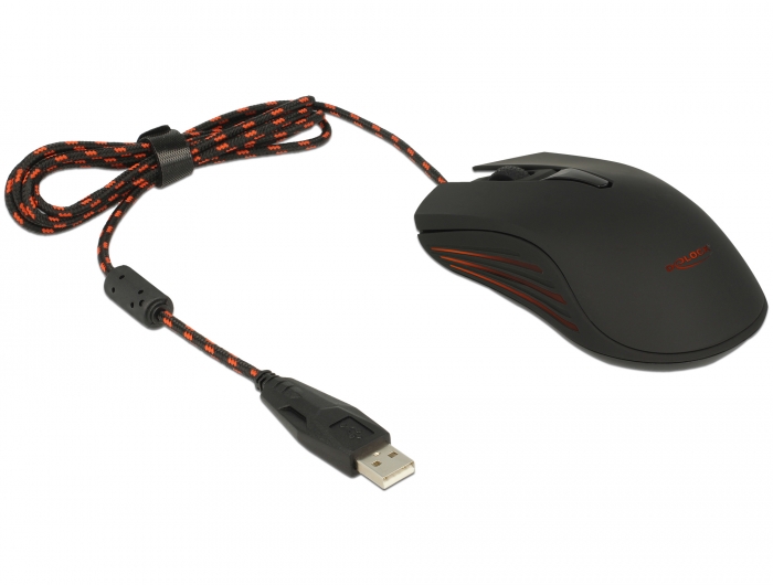 Delock Optische 4-Tasten USB Gaming Maus #1 