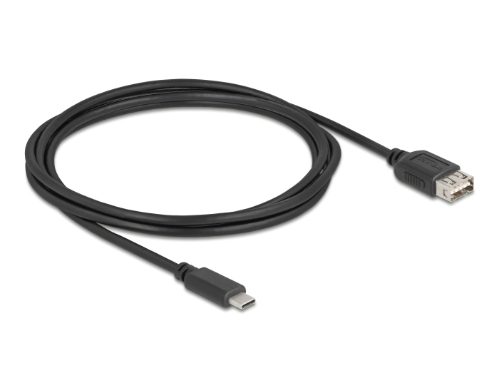 Delock USB 2.0 Kabel USB Type-C™ Stecker zu EASY USB Typ-A Buchse 2 m #2 