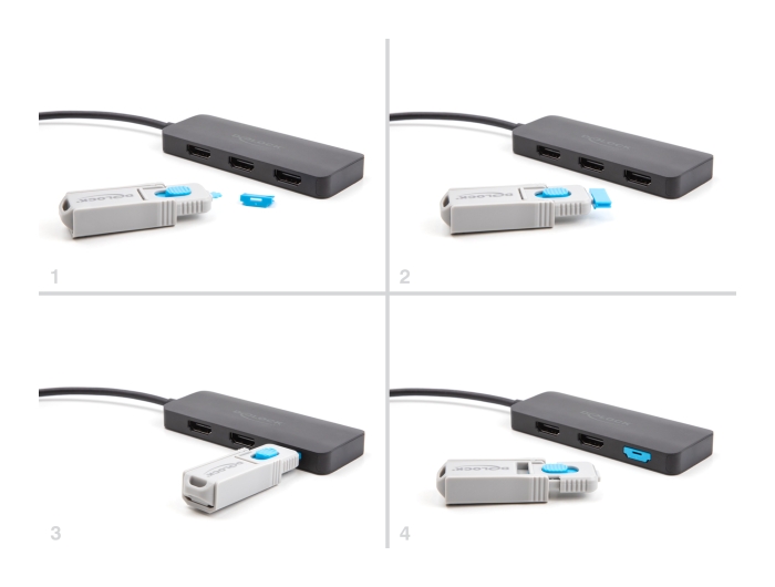 Delock Port Blocker für HDMI Buchse 10 Stück #2 