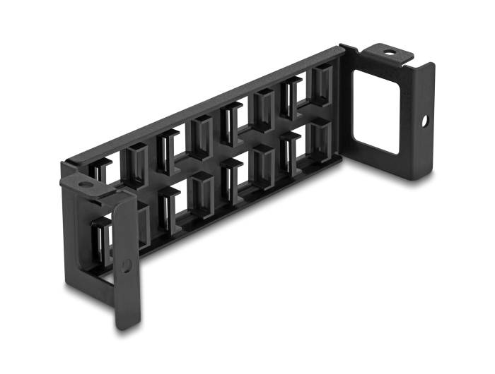 Delock Keystone Halterung 8 Port Panel Aufbau vertikal #2 