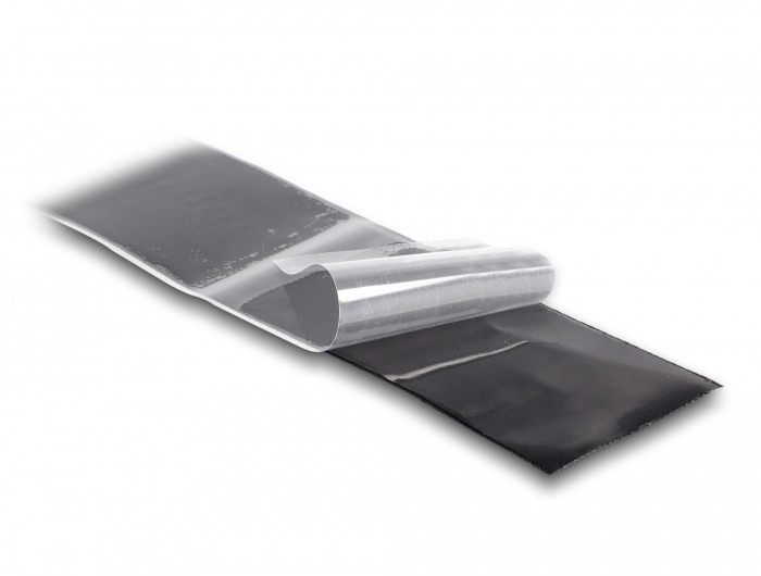 Delock Strapazierfähiges Klettband selbstklebend mit Haft- und Flauschband L 15 m x B 50 mm schwarz #3 