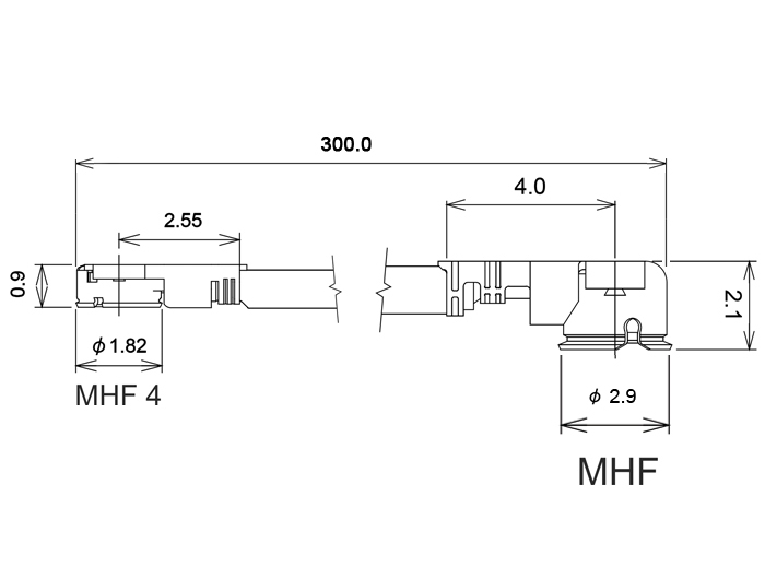 Delock Antennenkabel I-PEX Inc., MHF® I Stecker zu I-PEX Inc., MHF® 4L Stecker 1,13 30 cm #2 