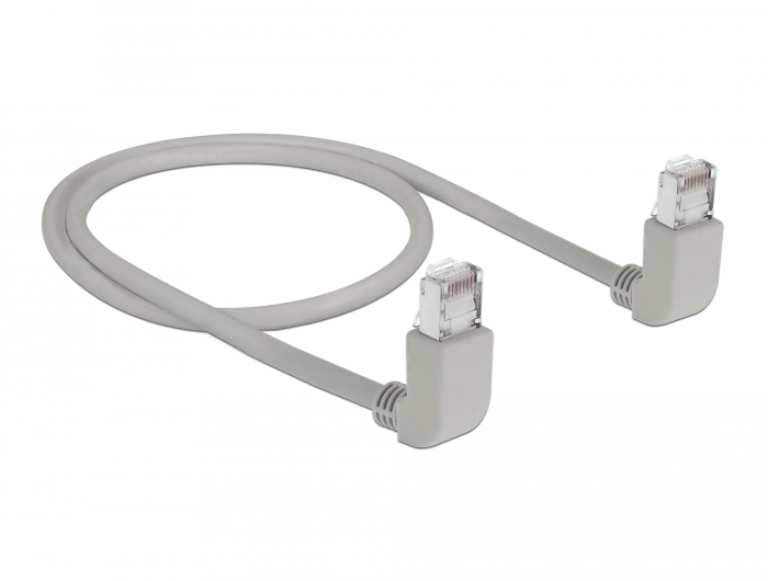 Delock Netzwerkkabel RJ45 Cat.5e SF/UTP oben / oben gewinkelt 0,5 m #4 