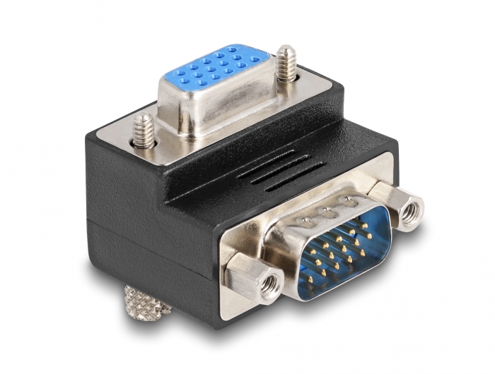 Delock Adapter VGA Stecker zu Buchse 90° gewinkelt #2 