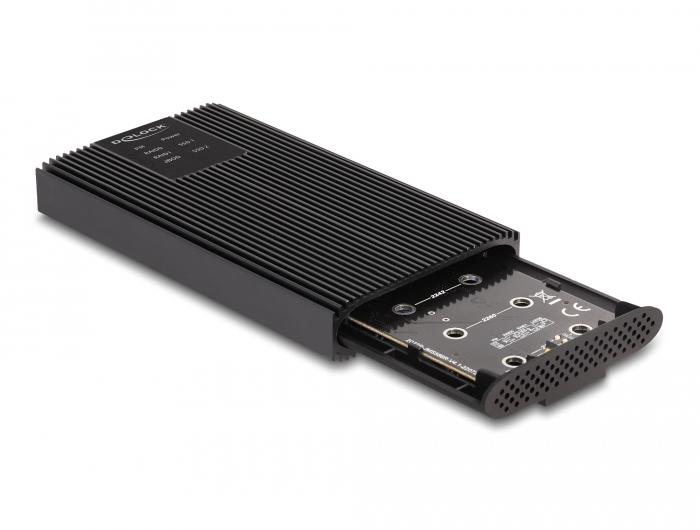 Delock Externes Gehäuse USB 20 Gbps für 2 x M.2 NVMe PCIe SSD mit USB Type-C™ Buchse und RAID - werkzeugfrei #4 