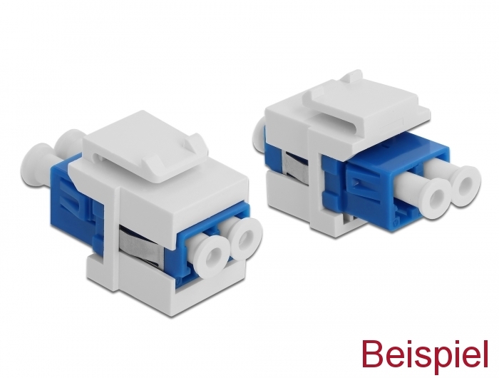 Delock Keystone Abdeckung weiß für LWL Kupplungen 10 Stück #3 