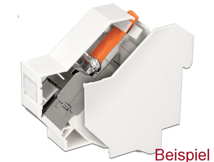 Delock Abdeckung für Keystone Hutschienen Halterung #3 