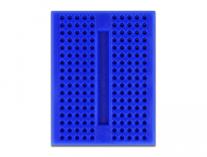 Delock Experimentier-Mini Steckbrett 170 Kontakte blau #2 