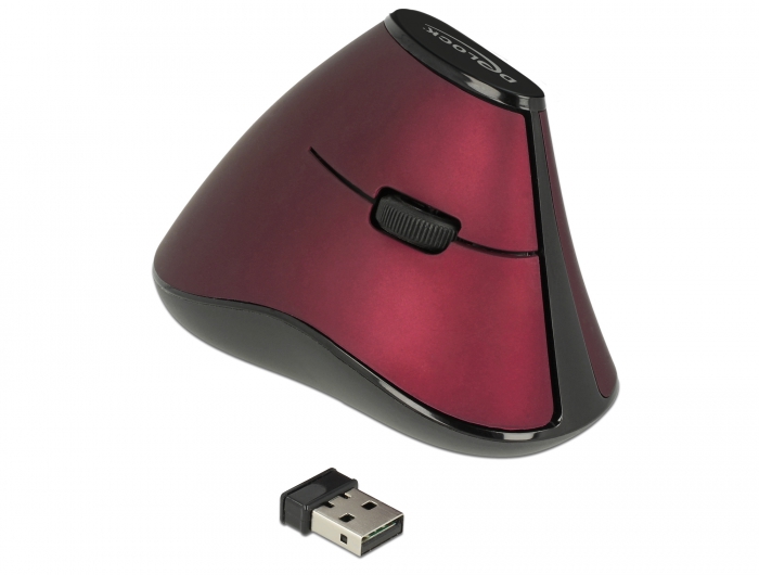 Delock Ergonomische vertikal optische 5-Tasten Maus 2,4 GHz kabellos #4 